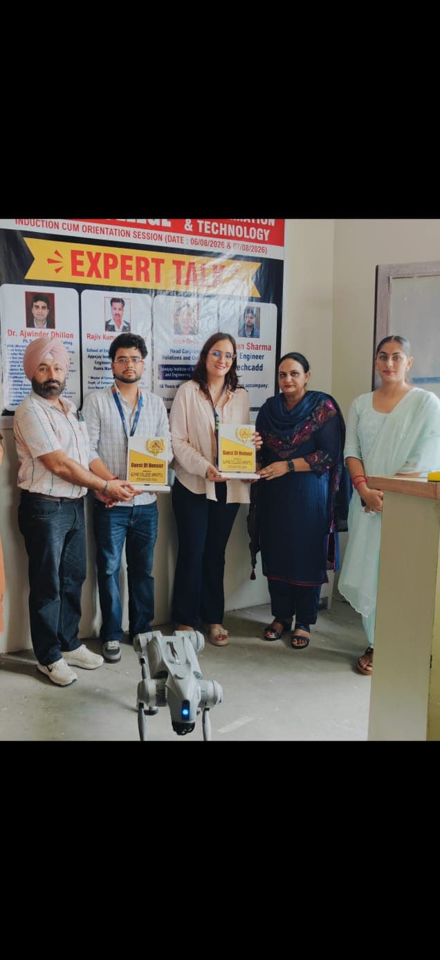 Guest of Honour mementos presented at the Alpine College induction and orientation session