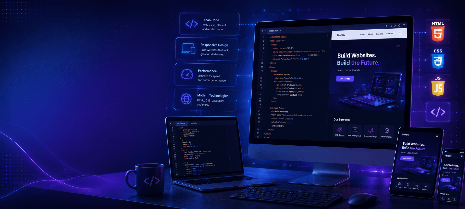 Web Development course highlights at techcadd Jalandhar